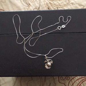 USMC emblem necklace